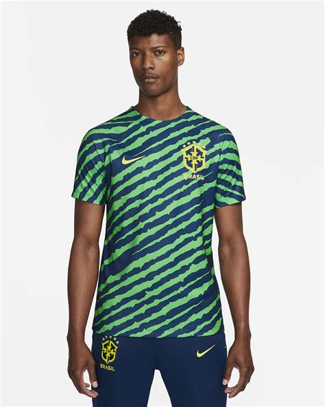 nike brasilien pre match trikot wm 2018 fußball herren dunkelblau|Brasilien 2018 Pre.